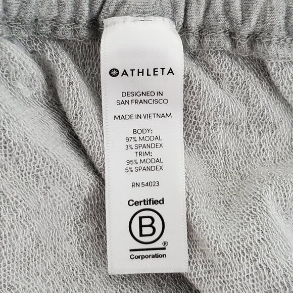 Athleta Drishti Modal Ruched Long Sleeve Sweatshirt Tunic Top Size M - Picture 14 of 16